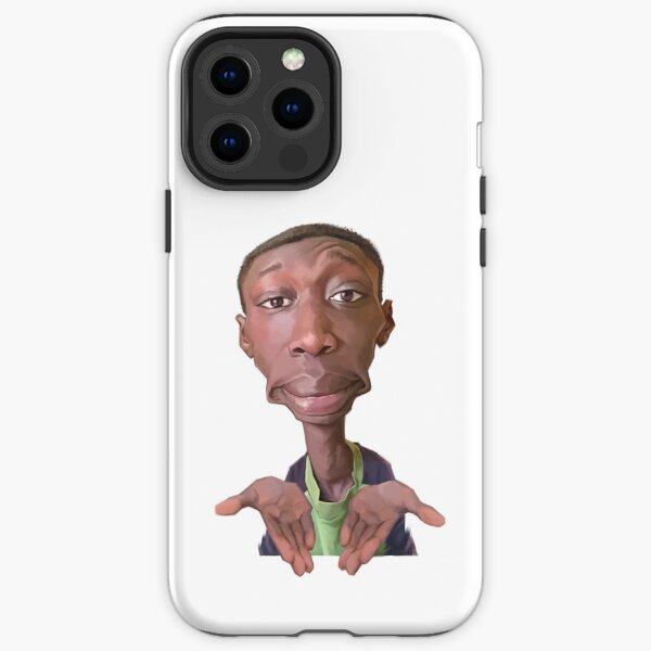 Khaby Lame Caricature Cutout iPhone Tough Case