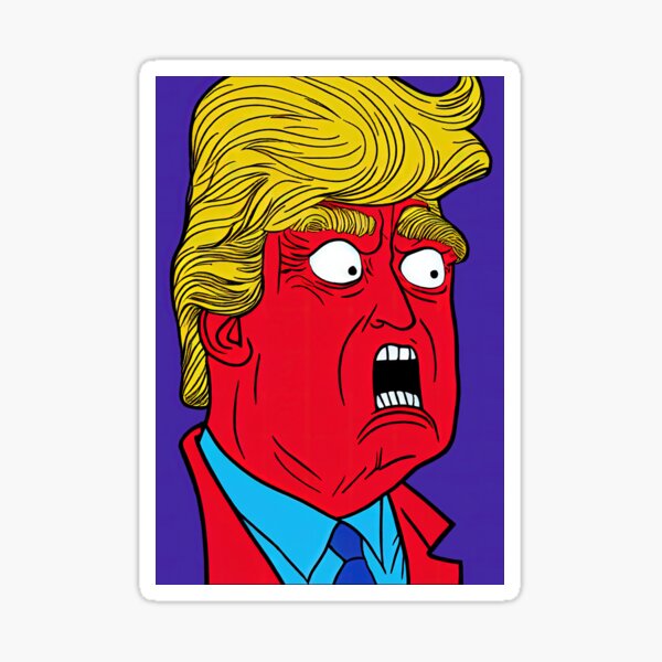 Donald Trump, Political Funny Sticker