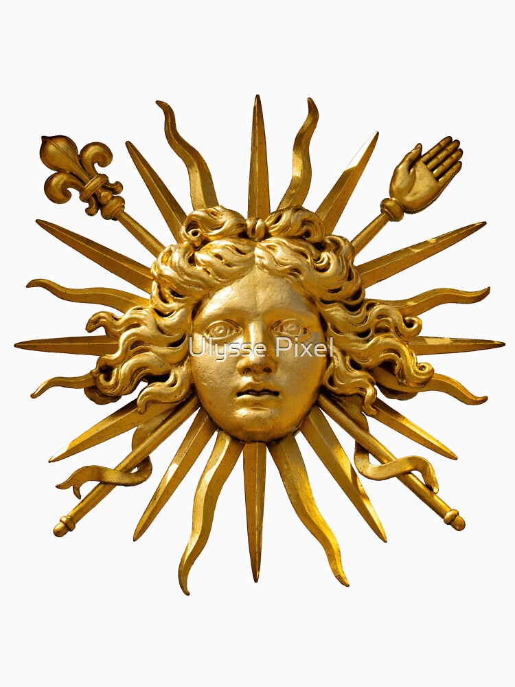 Symbol of Louis XIV the Sun King - Transparent Background Active T-Shirt  for Sale by Ulysse Pixel
