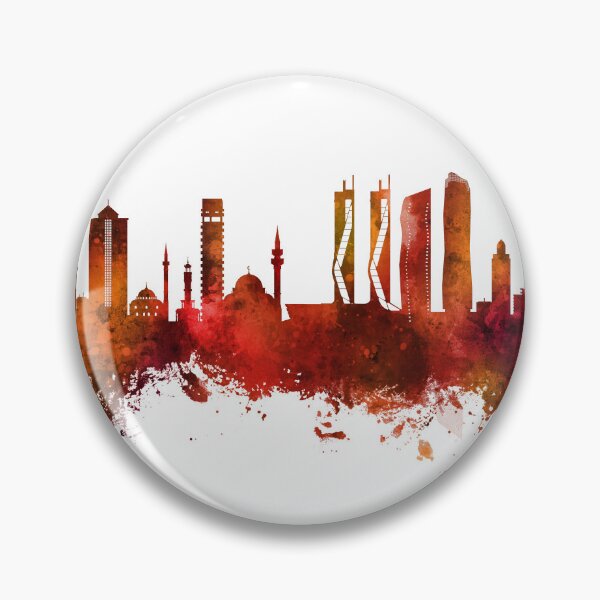 Item preview, Izmir Turkey Skyline designed and sold by ArtPrints.