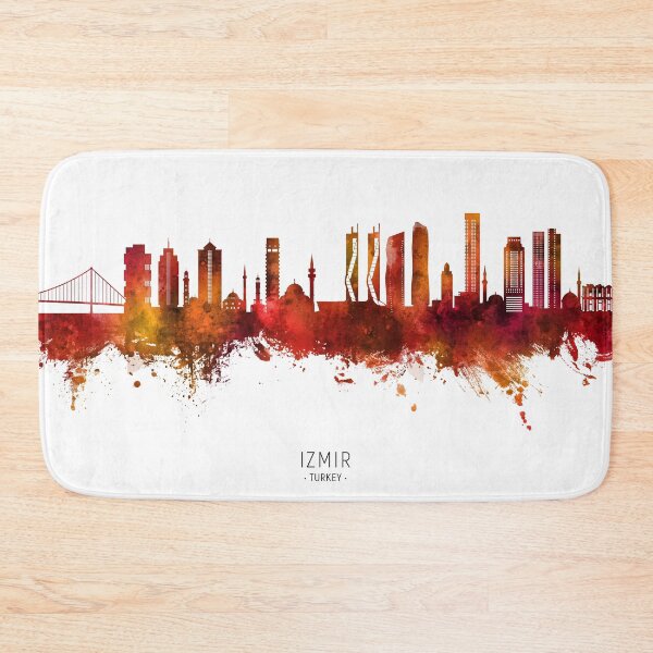 Item preview, Izmir Turkey Skyline designed and sold by ArtPrints.