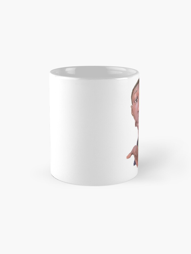 Alternate view of Khaby Lame Caricature Cutout Coffee Mug