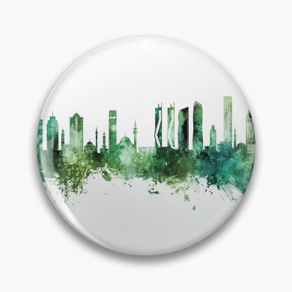 Item preview, Izmir Turkey Skyline designed and sold by ArtPrints.
