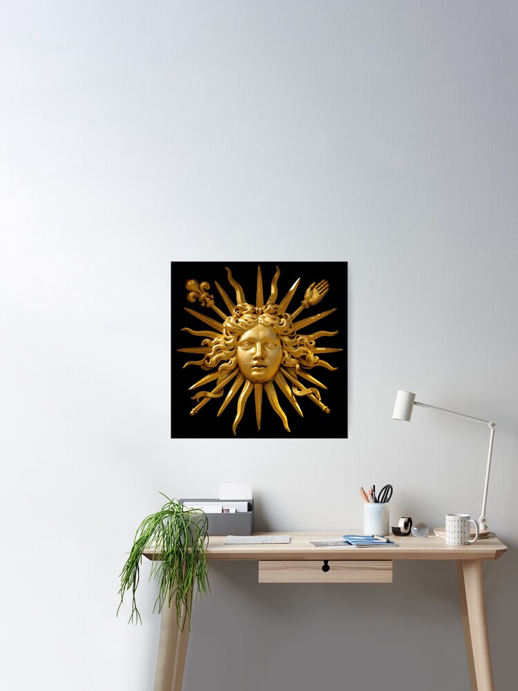 Symbol of Louis XIV the Sun King - Transparent Background