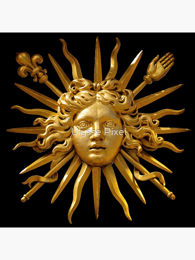 Symbol of Louis XIV the Sun King - Transparent Background