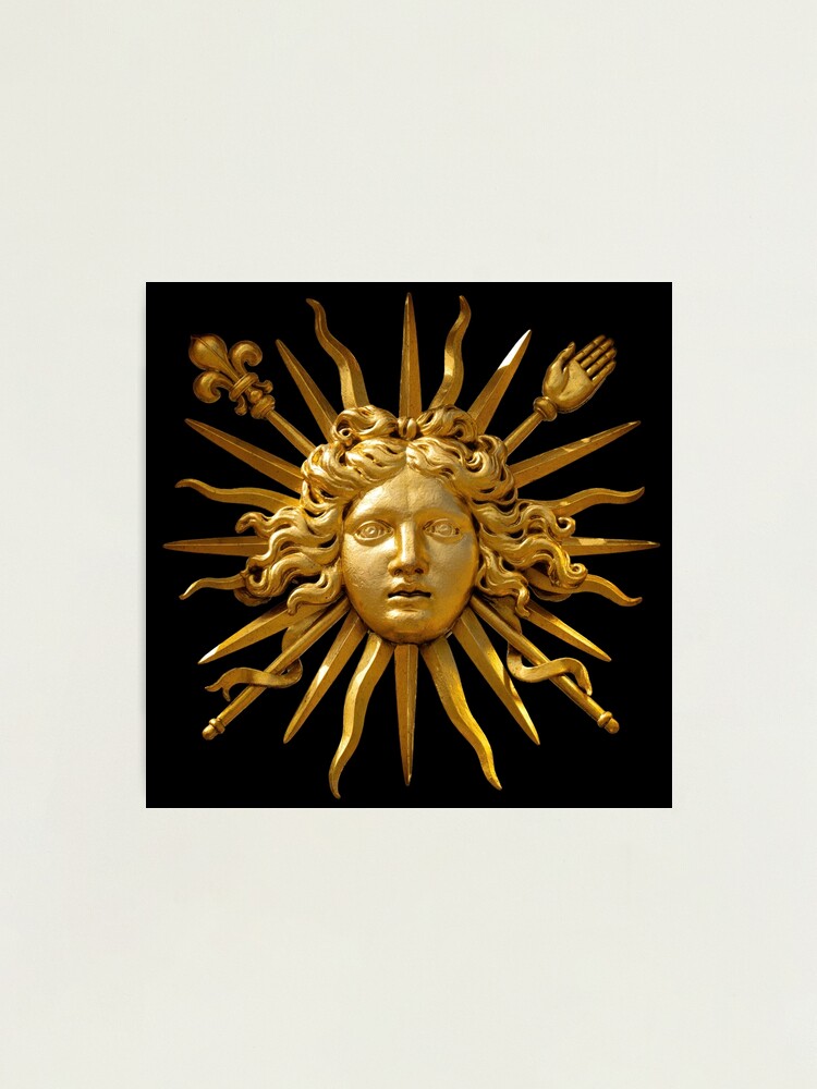 Symbol of Louis XIV the Sun King - Transparent Background Active