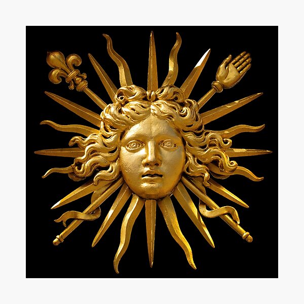 Symbol of Louis XIV the Sun King - Transparent Background