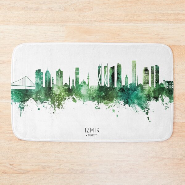 Item preview, Izmir Turkey Skyline designed and sold by ArtPrints.