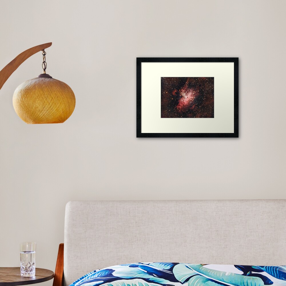 Eagle Nebula (Hubble's "Pillars Of Creation") Framed Art Print