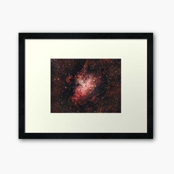 Eagle Nebula (Hubble's "Pillars Of Creation") Framed Art Print