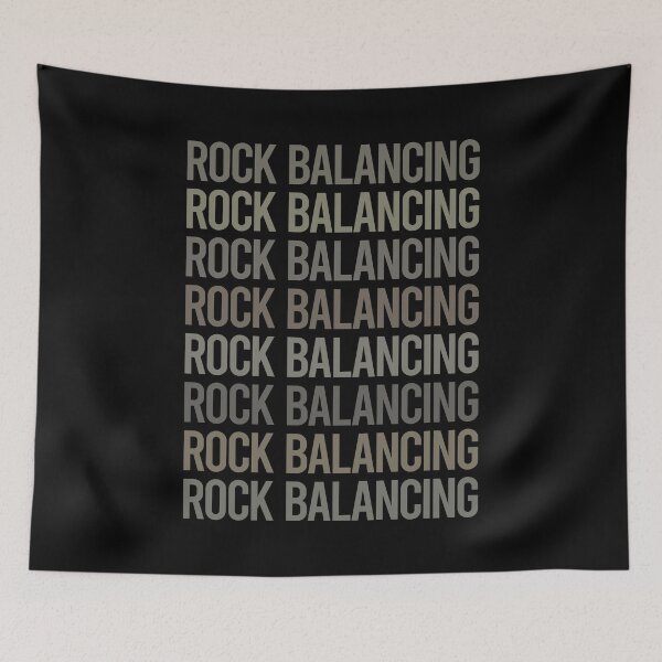 Item preview, Gray Text Art Rock Balancing Stone Stones Rocks Stacking designed and sold by TarynBrown3126.