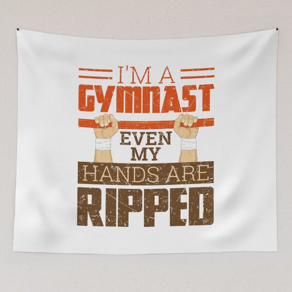 Item preview, I'm a Gymnast Even My Hands Are Ripped Funny Gymnastics designed and sold by jaygo.