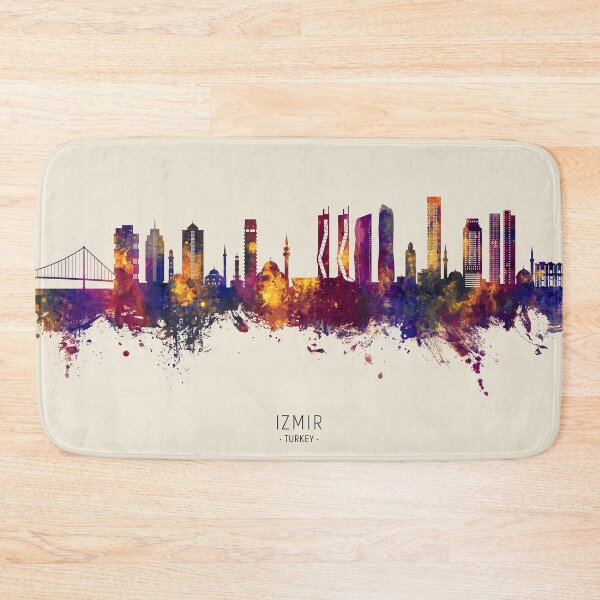 Item preview, Izmir Turkey Skyline designed and sold by ArtPrints.