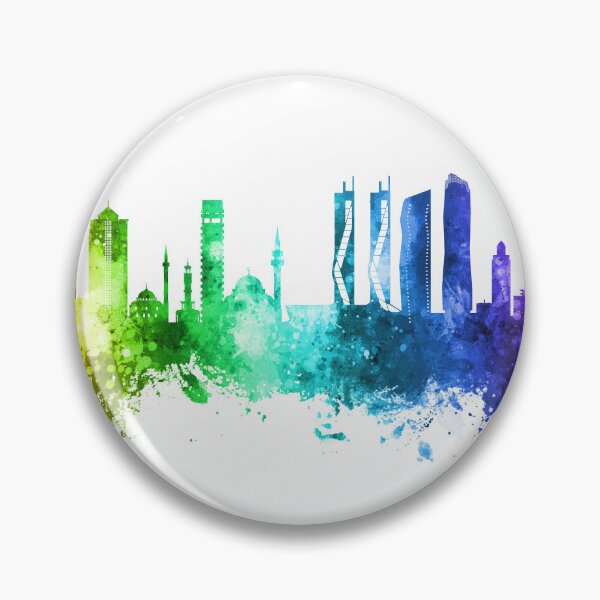 Item preview, Izmir Turkey Skyline designed and sold by ArtPrints.