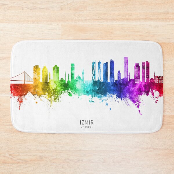 Item preview, Izmir Turkey Skyline designed and sold by ArtPrints.