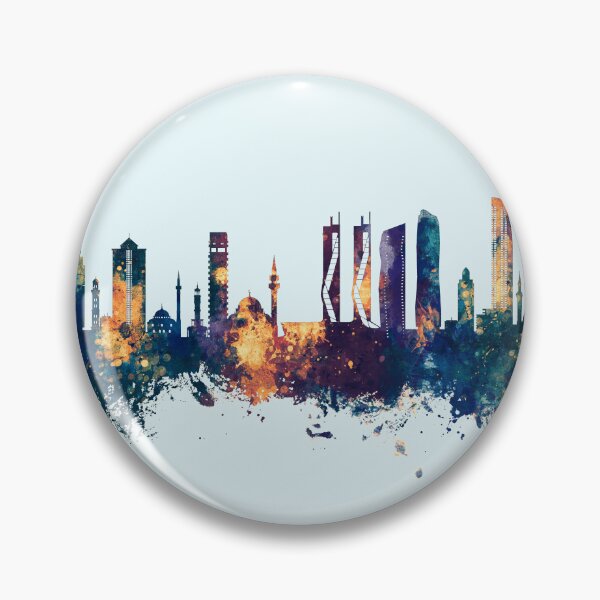 Item preview, Izmir Turkey Skyline designed and sold by ArtPrints.