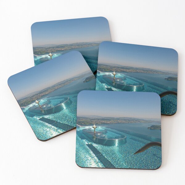 Item preview, Infinity Swimming pool and View over Mountain and Lake and City of Lucerne designed and sold by Mats Silvan.