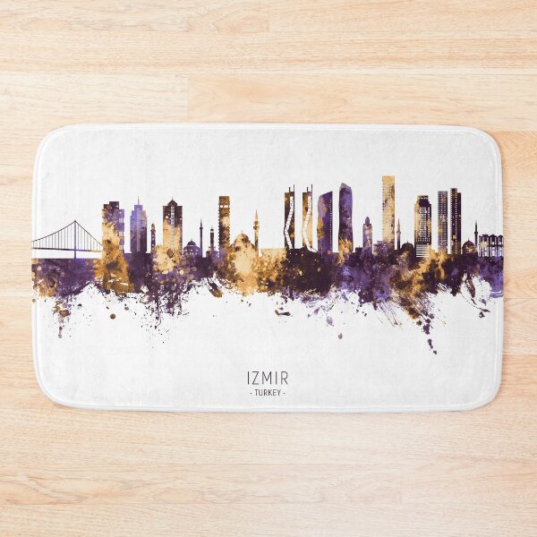 Item preview, Izmir Turkey Skyline designed and sold by ArtPrints.