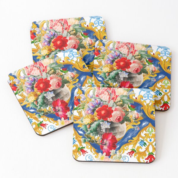 Item preview, Sicilian tiles,mediterranean,blue tiles ,lemons  designed and sold by MariaMarinova.