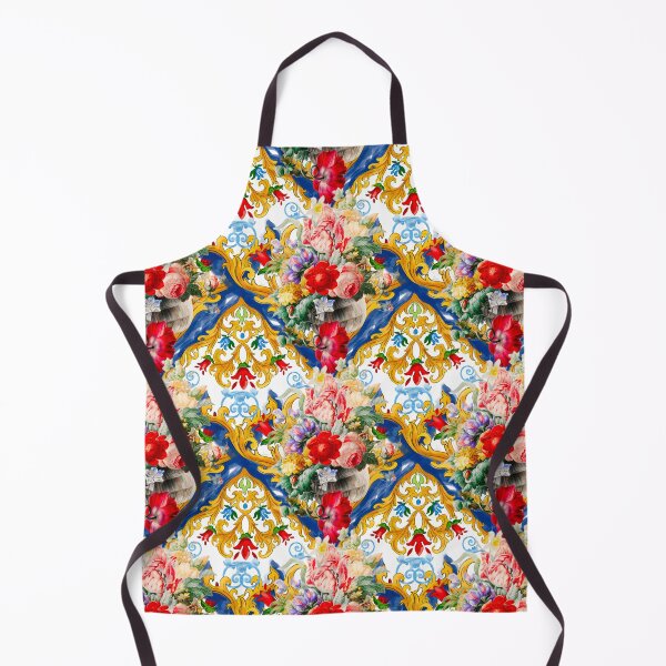 Item preview, Sicilian tiles,mediterranean,blue tiles ,lemons designed and sold by MariaMarinova.