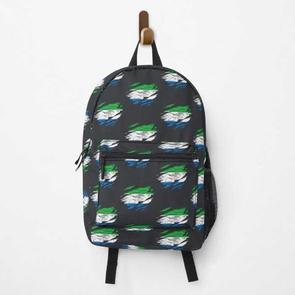 Item preview, Ripped Rip Open Sierra Leone Flag Palm designed and sold by rafaeltto.