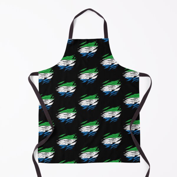 Item preview, Ripped Rip Open Sierra Leone Flag Palm designed and sold by rafaeltto.