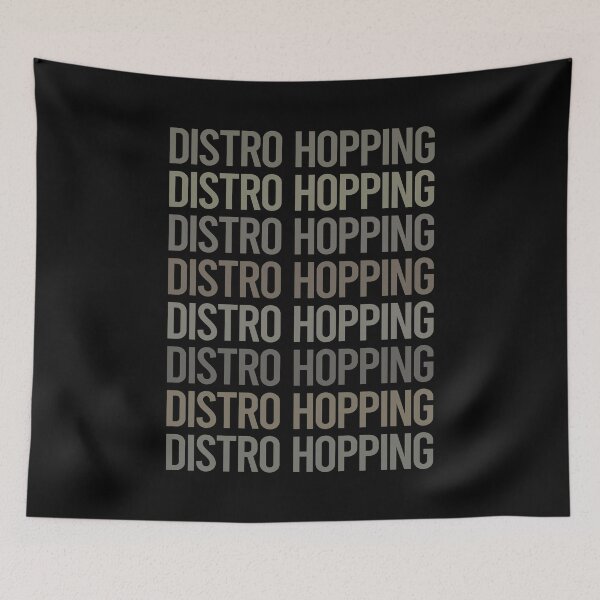 Item preview, Gray Text Art Distro Hopping Distrohopper designed and sold by TarynBrown3126.