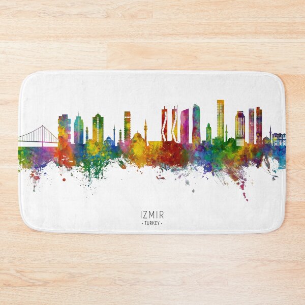 Item preview, Izmir Turkey Skyline designed and sold by ArtPrints.