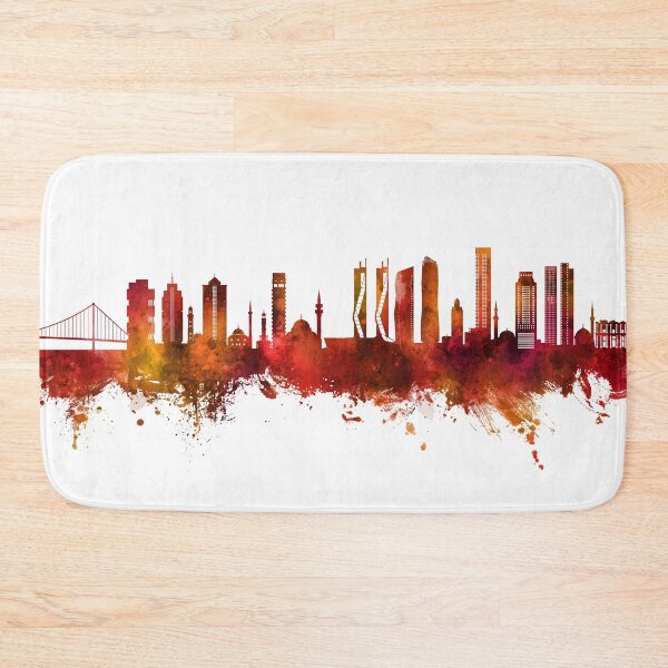 Item preview, Izmir Turkey Skyline designed and sold by ArtPrints.