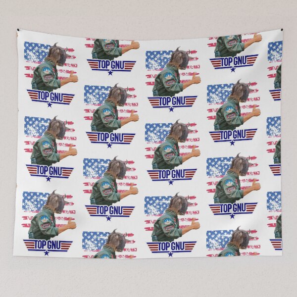 Item preview, Top Gun - Top Gnu! designed and sold by CaptainPotato.