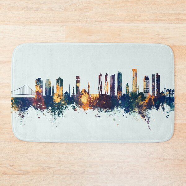 Item preview, Izmir Turkey Skyline designed and sold by ArtPrints.