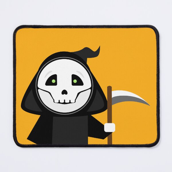 Item preview, Kawaii Death God Holding a Pumpkin Lantern designed and sold by Moyanana.