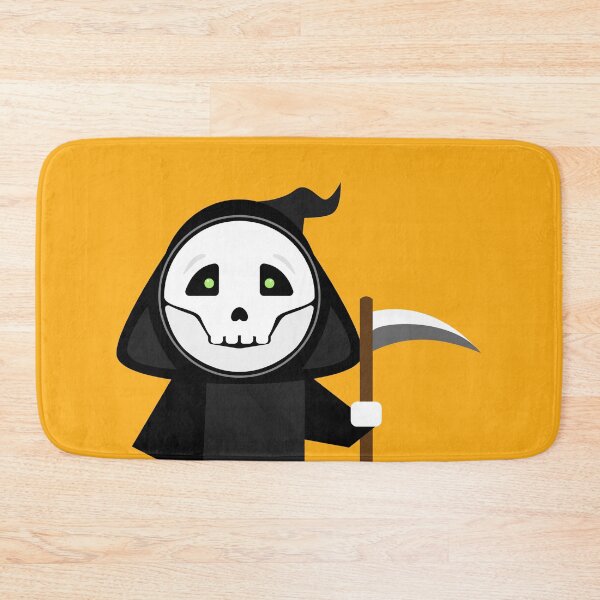 Item preview, Kawaii Death God Holding a Pumpkin Lantern designed and sold by Moyanana.