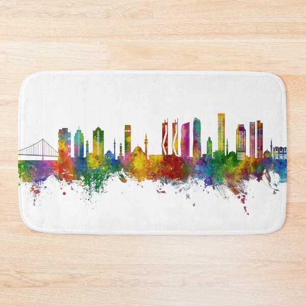 Item preview, Izmir Turkey Skyline designed and sold by ArtPrints.