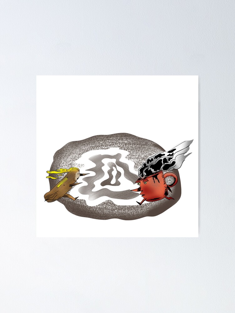 "Coffee x bread" Poster for Sale by deepcooler Redbubble