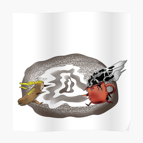 "Coffee x bread" Poster for Sale by deepcooler Redbubble