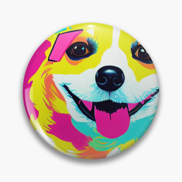 Item preview, Happy Pop Art Corgi designed and sold by Aliveforfun.
