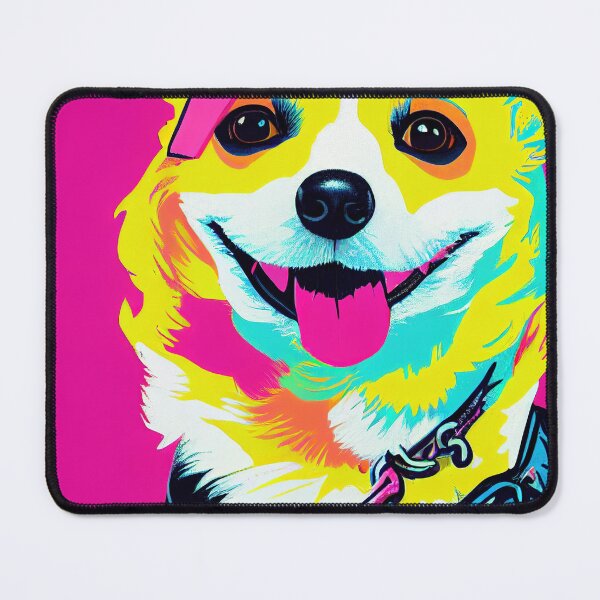 Item preview, Happy Pop Art Corgi designed and sold by Aliveforfun.