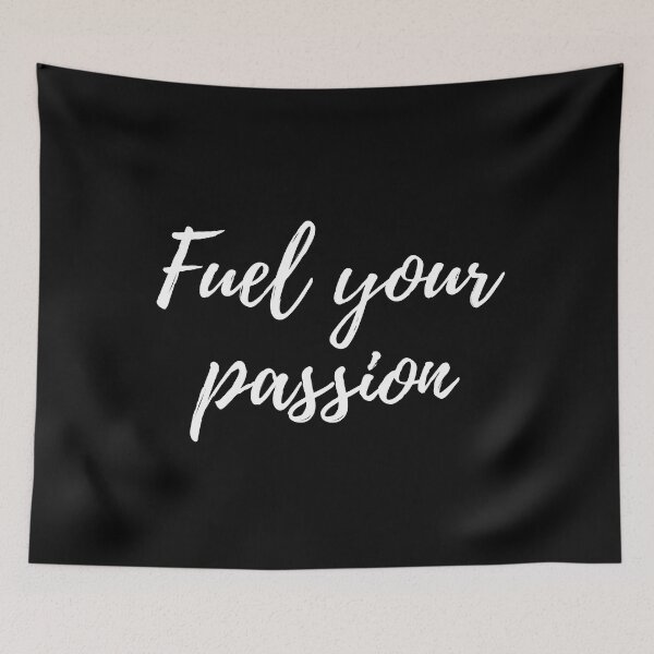 Item preview, Fuel your passion -Three word motivational quote designed and sold by DesignsByDaddy.