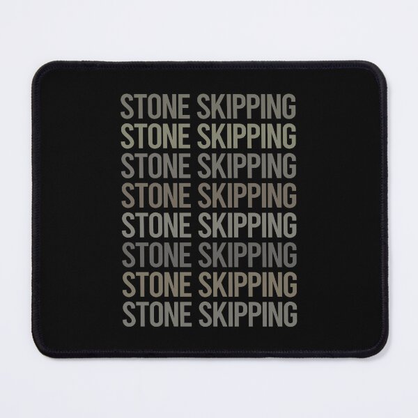 Item preview, Gray Text Art Stone Skipping Stones Rock Rocks Skimming designed and sold by TarynBrown3126.