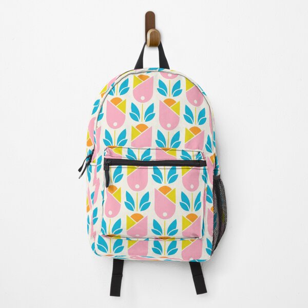 Item preview, 2019 - retro tulips, pink designed and sold by RouCouCou.
