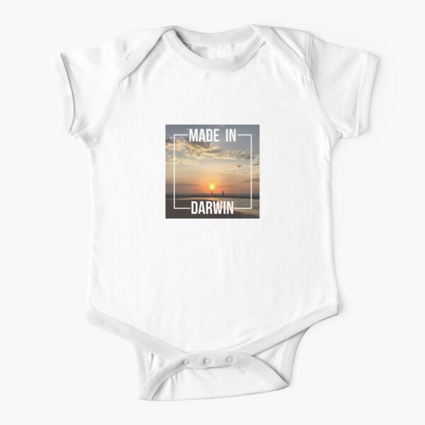 Made in Darwin Short Sleeve Baby One-Piece