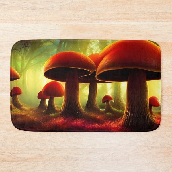 Item preview, Mushroom Forest Airbrush Art, Ai Generated Art  designed and sold by ACC .