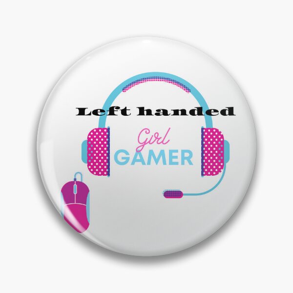 Item preview, Girl Gamer Left Handed designed and sold by coccoPrints.