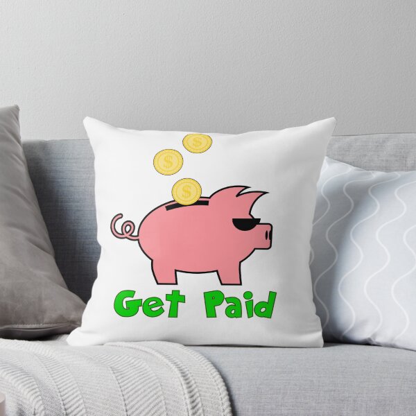 Item preview, Get Paid Piggy Bank designed and sold by ArashiiGames.