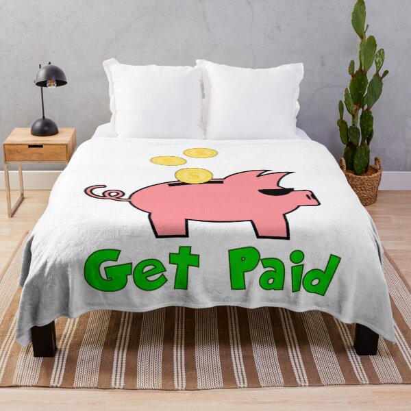 Item preview, Get Paid Piggy Bank designed and sold by ArashiiGames.