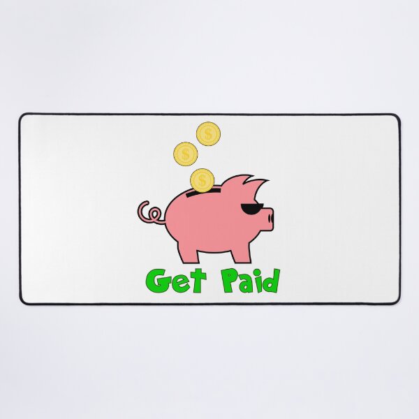 Item preview, Get Paid Piggy Bank designed and sold by ArashiiGames.