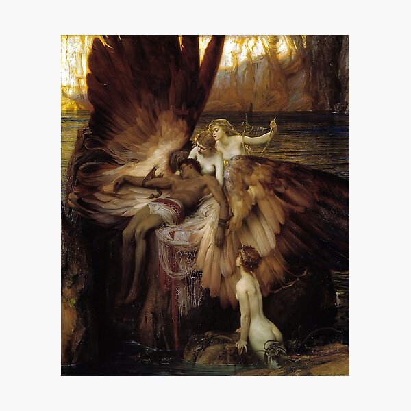 The Lament for Icarus - Herbert James Draper Photographic Print