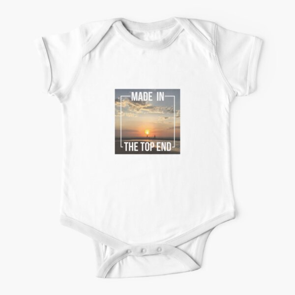 Made in the Top End Short Sleeve Baby One-Piece