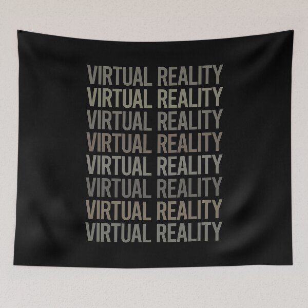 Item preview, Gray Text Art Virtual Reality VR designed and sold by TarynBrown3126.